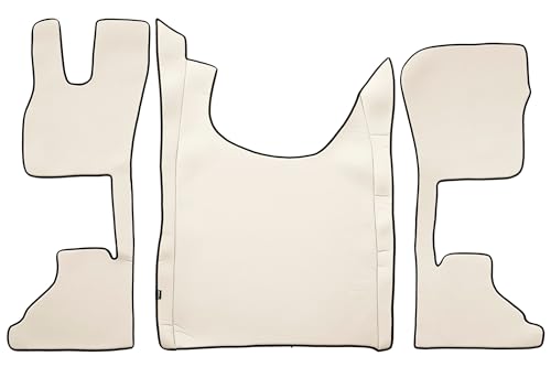 F-Core Tappetini Copricofani Camion Compatibile Per Daf Xg+ Xg 10.21- Passeggeri Sospensione Champagne