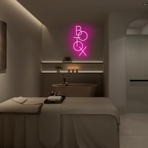 Image of Botox Logo Neon Sign, Botox Filler Led Light, Beauty Studio Wall Decor