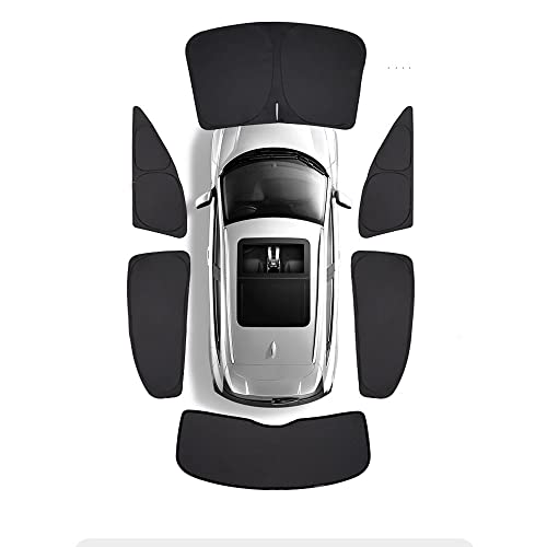 Auto Sonnenschutz für Mercedes CLA, Front Heck And Seitenscheibe UV Schutz Auto Intern Komplett Schwarz