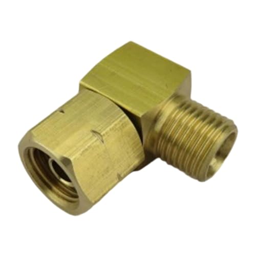 Multipurpose Copper Reducer Adapters 3/8Inch Internal 1/4Inch External Left Hand Thread for Propane Systems Fitting