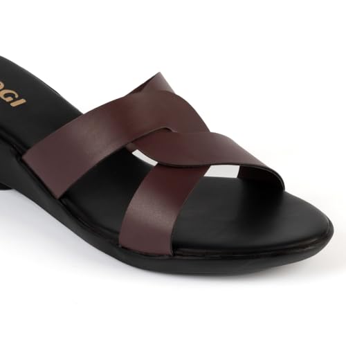 Image of IKAGI Sandal Fashion Wedding Casual Platform Wedges Slip-On Sandals For Womens & Girls
