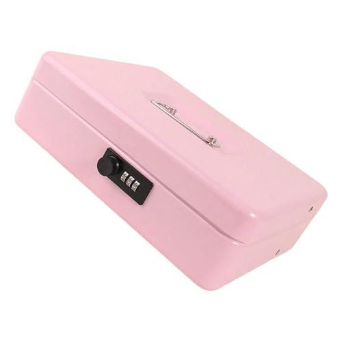 XuQiZZpp Práctico contenedor de almacenamiento de acero protegido con contraseña, caja fuerte digital para joyas, esencial para el hogar