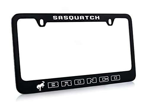 Ford Bronco Uv Printed Metal License Plate Frame - Sasquatch #TOP1