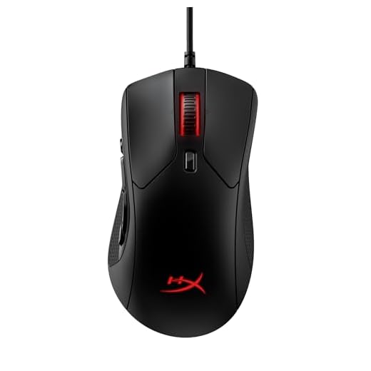 HyperX HX-MC005B Pulsefire Raid - Ergonomische - 11 programmierbare Tasten RGB Gaming Maus Mouse