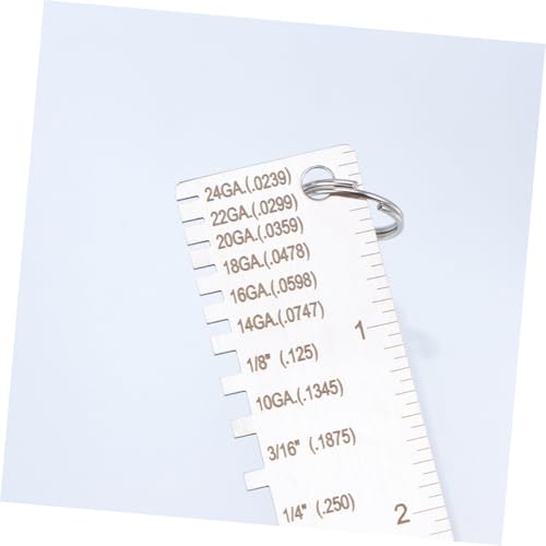 Ciieeo 2pcs Gauge Thickness Welding Gauge Tool Portable Thickness Measuring Inspection Tool miniatura 3