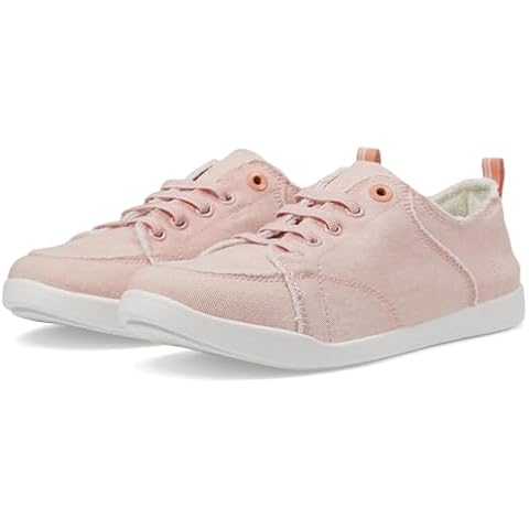 VIONIC Women's Pismo Sneakers, Light Pink Denim, 7 Wide Cover