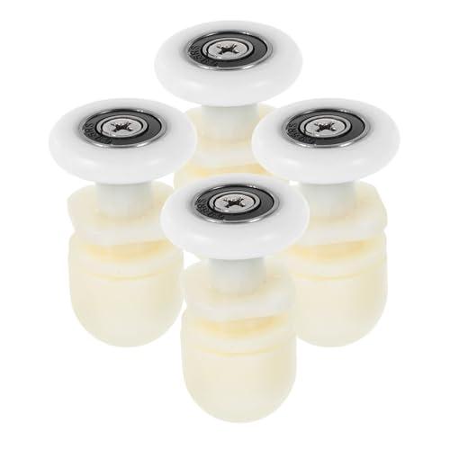 QUMIIRITY 4個 シャワードアローラー バスルームガラス引き戸用 偏心ホイール設計 安定性向上 耐久素材採用 ユニバーサルフィット 交換部品 ホ