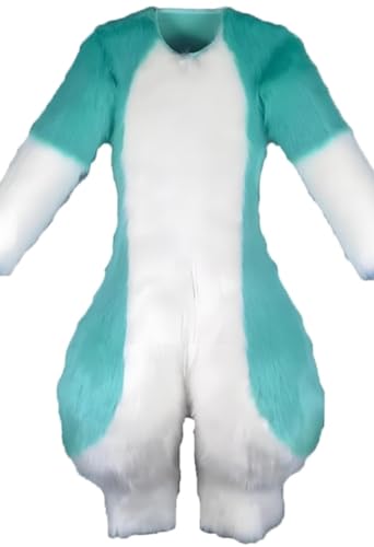 wcpqt Cómoda peluquería corporal, peluche de cuerpo fresco, pelaje peludo de piel sintética, para fiesta de vestuario de cosplay, comic con, festival cómica, fiesta temática