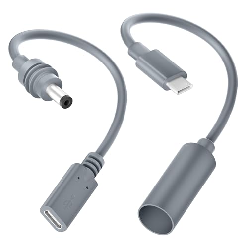 Adaptador Starlink Mini USB C a CC macho de 5.5x2.1mm en pack de 2 unidades