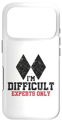 I'm Hard Experts Only Funny Skier �����Y ���f�B�[�X �X�L�[ �X�}�z�P�[�X iPhone 17 Pro �p