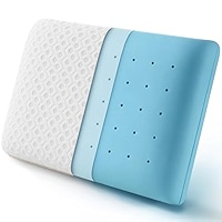 BedStory Gel Memory Foam Kissen 60x40, 13cm Höhe Mittelfest Kopfkissen für Seitenschläfer, Ergonomisches Kopfkissen mit abnehmbarem und waschbarem Bezug,Visco Kissen Öko-Tex Zertifiziert