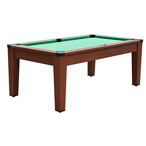 Multi-Spieletisch, 5-in-1, 195 x 109 x 79 cm – Tischtennisplatte, Billard, Airhockey, Poker – Esstisch – Bild 7