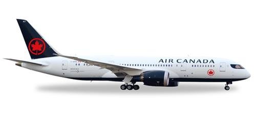 Herpa- Air Canada Boeing 787-8 Dreamliner-New 2017 Colors-C-GHPQ Véhicule, Multicolore, 558600