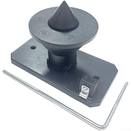 Wandhalterung für Rasenmähermesser mit Magnethalter, entworfen, um Gartengeräte zu organisieren und die Klingensicherheit zu erhalten (schwarz)