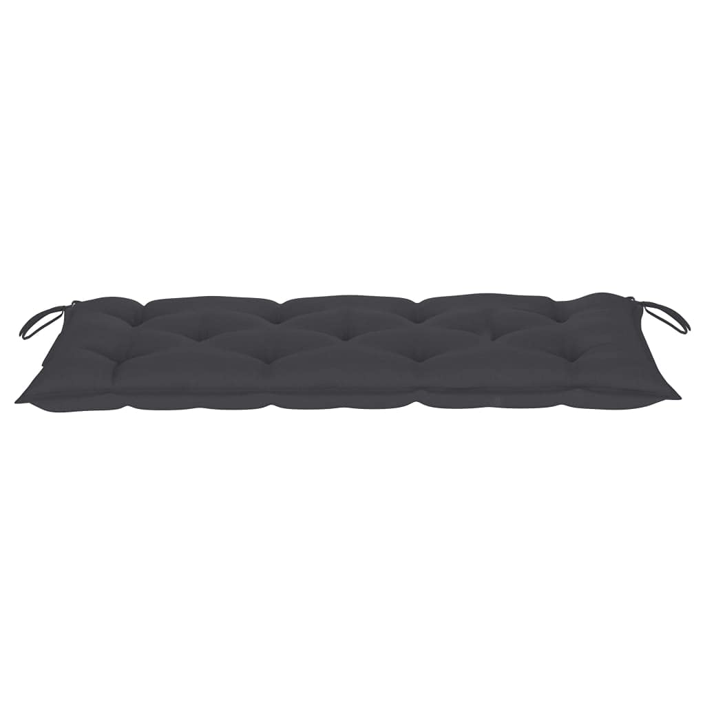 Banco plegable de bambú 118 cm con cojín