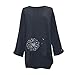 Nuevo 2021 Blusa Mujer otoño Elegante Talla grande Impresión Manga Larga Moda...
