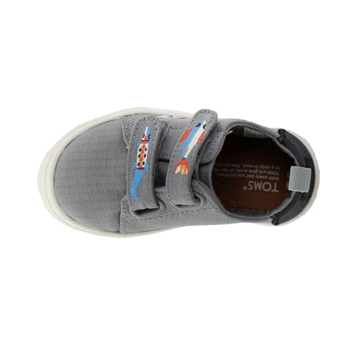 TOMS Toddler Boys Lenny Slip On Sneakers Shoes Casual - Grey4
