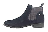 Verschluss: Synthetik Jana 100% comfort Damen 8-8-25412-25 Stiefelette, Navy, 40 EU