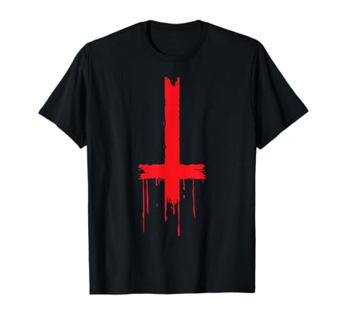 Upside Down Inverted Cross T-Shirt