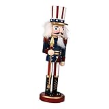 Ipetboom 1 Pièce Figurine Casse Décoration de Noël pour Bureau Maison Traditionnel Américain