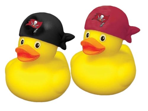 Image of aminco Tampa Bay Buccaneers NFL Team Rubber Duck Set Two Pack