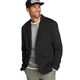 Eddie Bauer Men's Ultimate Voyager Travel Blazer, Black, 40