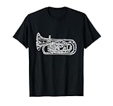 Euphonium Bombardino Bombardinero Banda de Música Camiseta