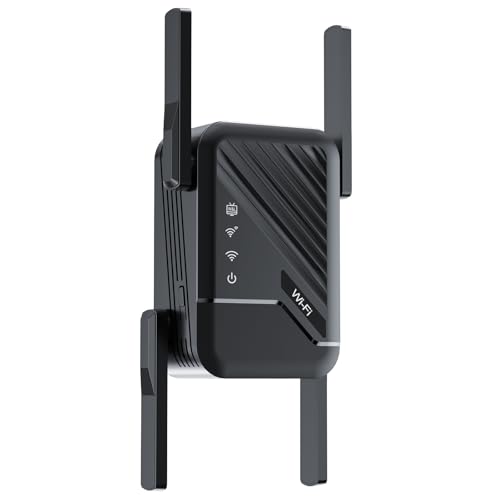 2026 Best WiFi Extender Signal Booster, Internet Extender Covers Up to 13389 Sq.ft for Home, Long Range WiFi Repeater with Ethernet Port, Wireless Router Amplifier Easy Setup,Wide Compatibility