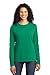 Port & Company Ladies Long Sleeve Core Cotton Tee L Kelly