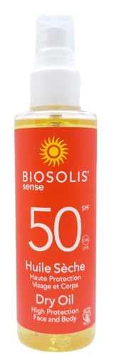 BioSolis Sense Huile Sèche SPF 50 Huile Solaire Visage & Body 150 ml