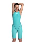 arena Powerskin ST Next Einteiliger Badeanzug für Mädchen, FINA zugelassener Wettkampfanzug, Schwimmanzug für Mädchen aus Recyceltem Material, Gefütterter Einteiler für Mädchen mit Verstärkten Trägern