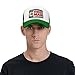 Red Man Chewing Vintage Style Trucker Hat Redman Retro Classic Snapback Cap Green