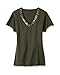 Produktbild Eddie Bauer Shirt Damen mit Metallappllikation Oliv Gr. S