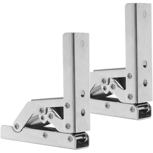 BIUDECO Bisagras Hidráulicas Plegables para Armarios de Cocina Bisagras de Montaje Superficial Cierre Suave y Amortiguación Silenciosa 180 Grados 2 Piezas para Puertas y Muebles