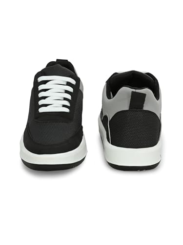 Image of STANPHORD Men Colourblock Chunky Sneakers | Synthetic Lace-Up Sports Casual Shoes | Rubber Sole | Streetwear Walking College Wear (TPBT 8011)