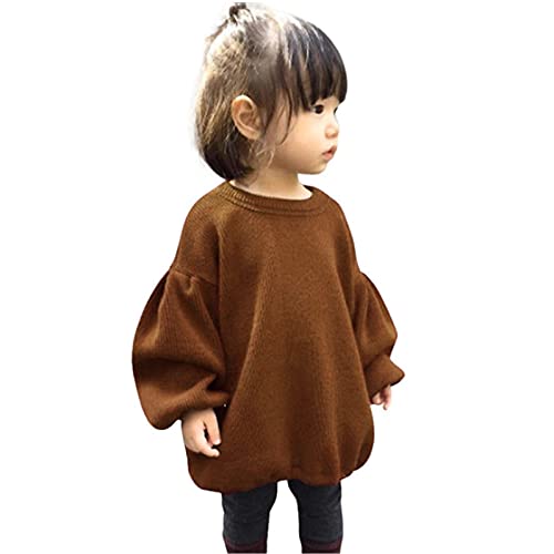 GRNSHTS Baby Girls Loose Long Sleeve Knit Sweater
