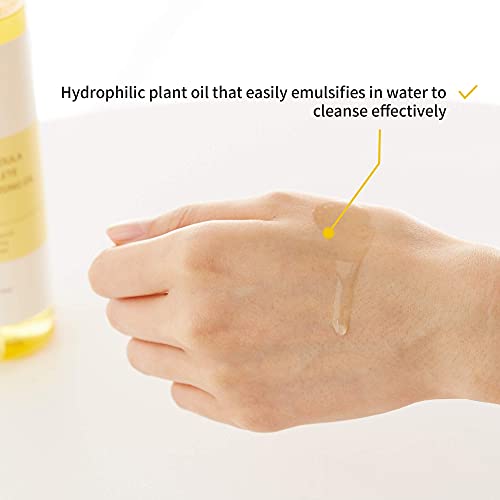 Iunik Calendula Complete Deep Cleansing Oil, 6.70 Fl Oz + Centella Bubble Foaming Facial Cleanser, 5.07 Fl Oz #TOP3