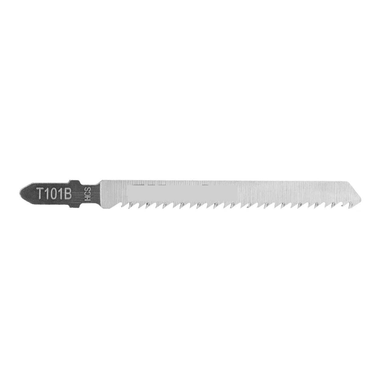 Set di lame per seghetto alternativo HCS con attacco a T da 60 pezzi per utensile taglio dritto preciso in acciaio al carbonio per tavola legno in metallo plastica(T101B)