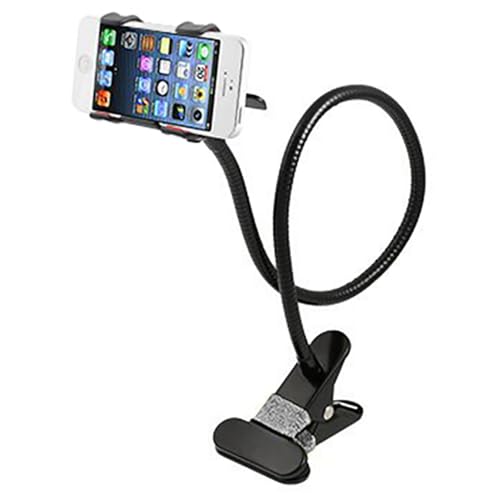 Soporte de Teléfono Móvil, AFUNTA Sostenedor Soporte universal de clip para Smartphones Soporte perezoso flexible brazos largos para iPhone 8 7/ 7 plus/6s/6/5s/5, dispositivos de GPS, queda bien en el escritorio, base de móvil para cama, dormitorio, oficina, baño, cocina