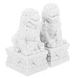 Décoration de table unique : mini statues de lions au design créatif, idéales pour ajouter une touche artistique à votre décoration intérieure, objets feng shui, figurines de lions miniatures