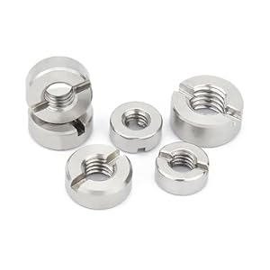 MWOM Edelstahl Split Rundmuttern 2-10 Stück