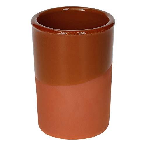 MamboCat 6er Ton-Becher I Teilglasiert I 180 ml I Mediterran I Unikat Handarbeit I Met-Pott I Ton Mug Tumbler I Antike/Vintage I Mittelalter I Wikinger