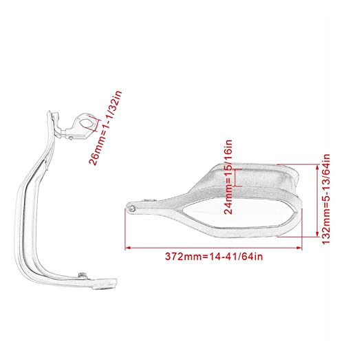 Protège-mains moto blanc accessoire guidon de remplacement pour BMW F750GS - 4