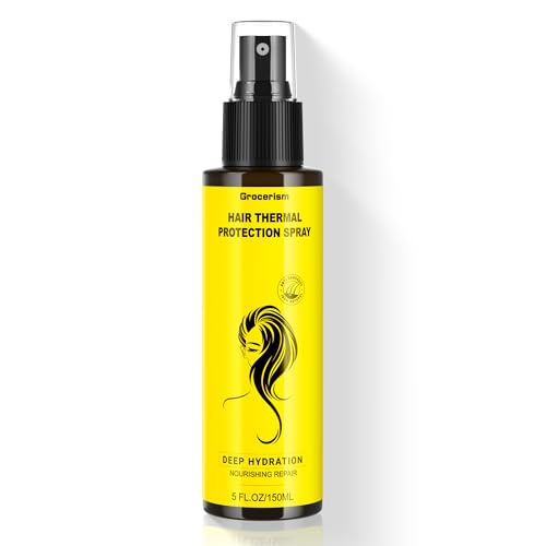 Heat Protection Spray for Hair, Thermal Protection Spray Suitable for Women and Men all hair types, Repair Heat-Damaged hair &Deeply Hydration, OIL-FR