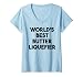 Mujer El mejor licuador de mantequilla del mundo Camiseta Cuello V