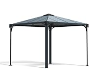 Palram Canopia Palermo Garden Gazebo for Robust Structure Year-Round Use, 300 x 300, 3000