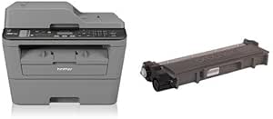 Brother MFC-L2700DW Stampante Multifunzione Laser, Monocromatica, Rete Cablata, USB e Wi-Fi + TN-2320 Toner, Nero