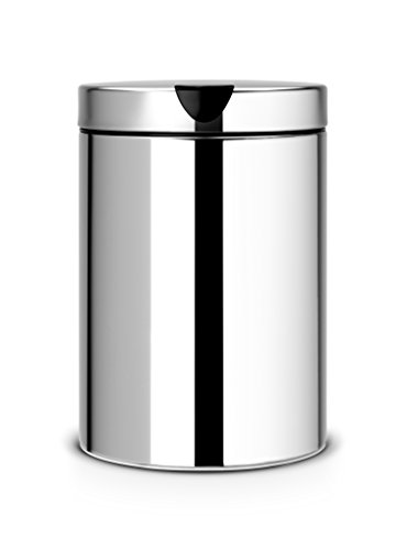 Brabantia Wall Mounted Bin Pattumiera in Acciaio