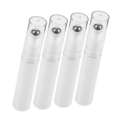 NULYLU 4 Botellas De Crema Para Ojos, Botellas De Aceite Con Rodillo, Envases Vacíos De Maquillaje, Botellas De Aceite Esencial Con Rodillo, Botellas Vacías Con Rodillo Para Aceites,