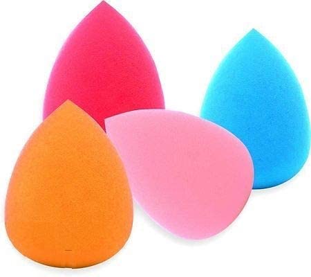 Beauty Foundation Cream Powder Liquid Blender Sponge Puff - Set of 4